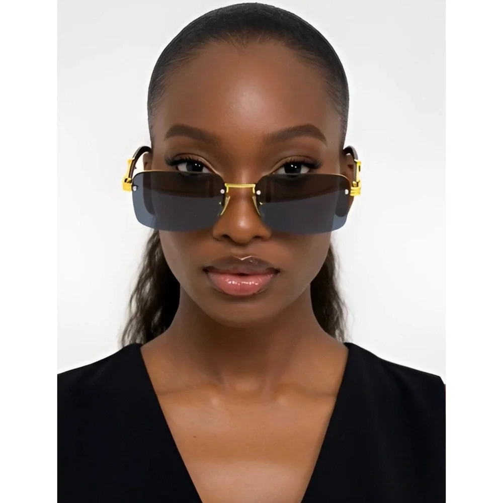 Women Square Frame Men Sunglasses UV400 Protection Outdoor Driving Wear‎ Music